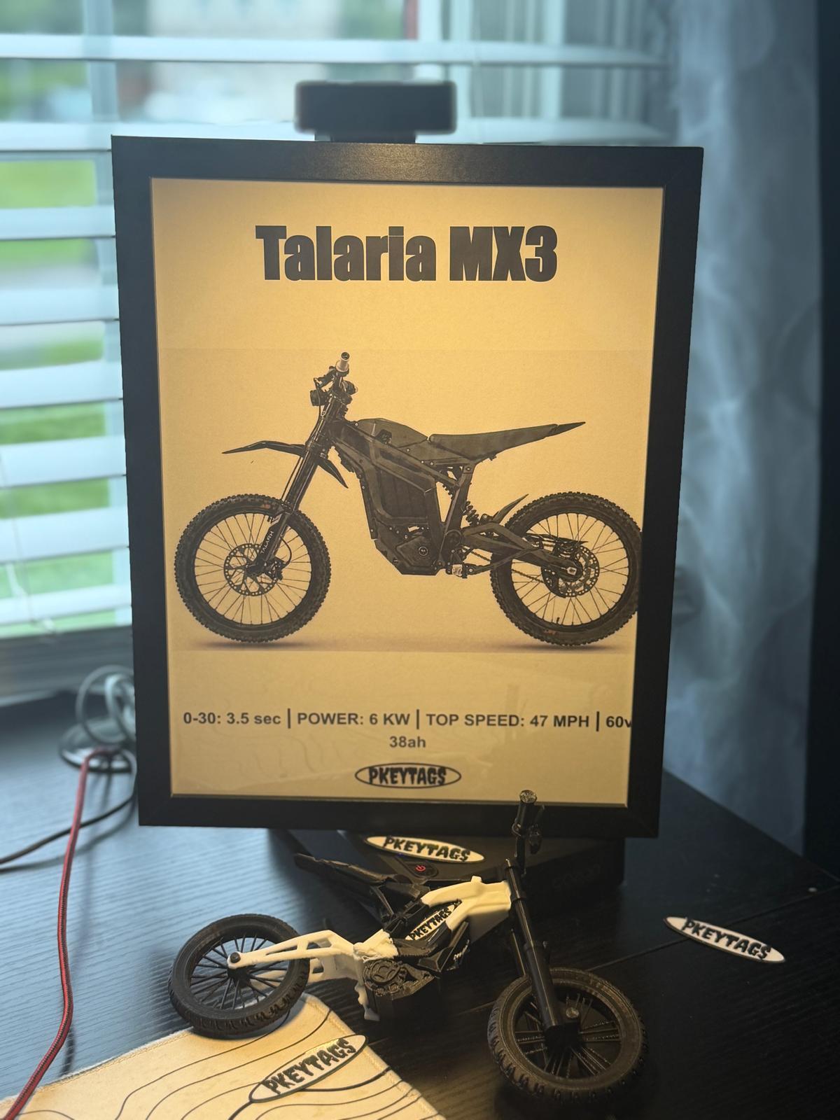 Talaria MX3 Framed Poster