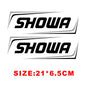 Reflective Motocross Motorcycle Sticker Fork Kyb Wp Suspension Showa Decals for Yamaha Honda Suzuki Ktm Kawasaki Benelli