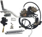 Tuttio Soleil 01 Foot & Hand Brake Dual Caliper Ultra Bee Kit for Tuttio Soleil 01, Compatible with UB Caliper（Silver）