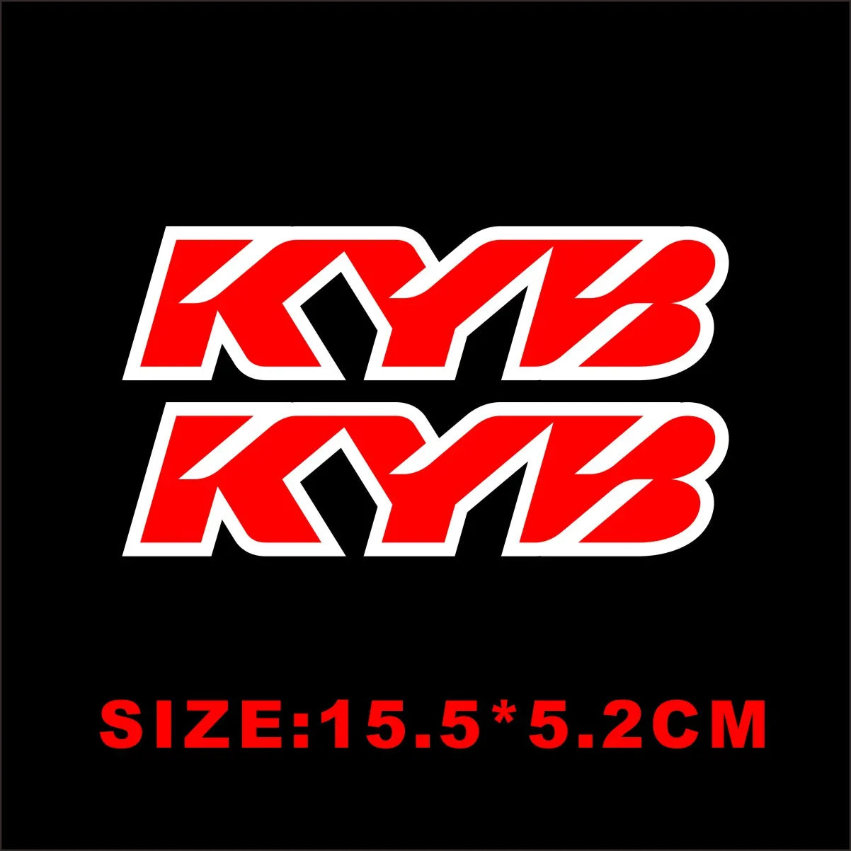 Reflective Motocross Motorcycle Sticker Fork Kyb Wp Suspension Showa Decals for Yamaha Honda Suzuki Ktm Kawasaki Benelli