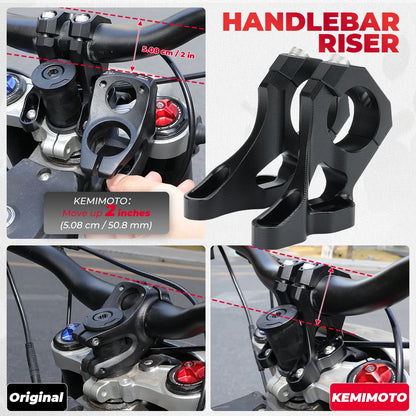 For Surron Light Bee X S Front Handlebar Bracket for Sur Ron Motorcycle Electric Motocross Steering Stem Modified Parts CNC