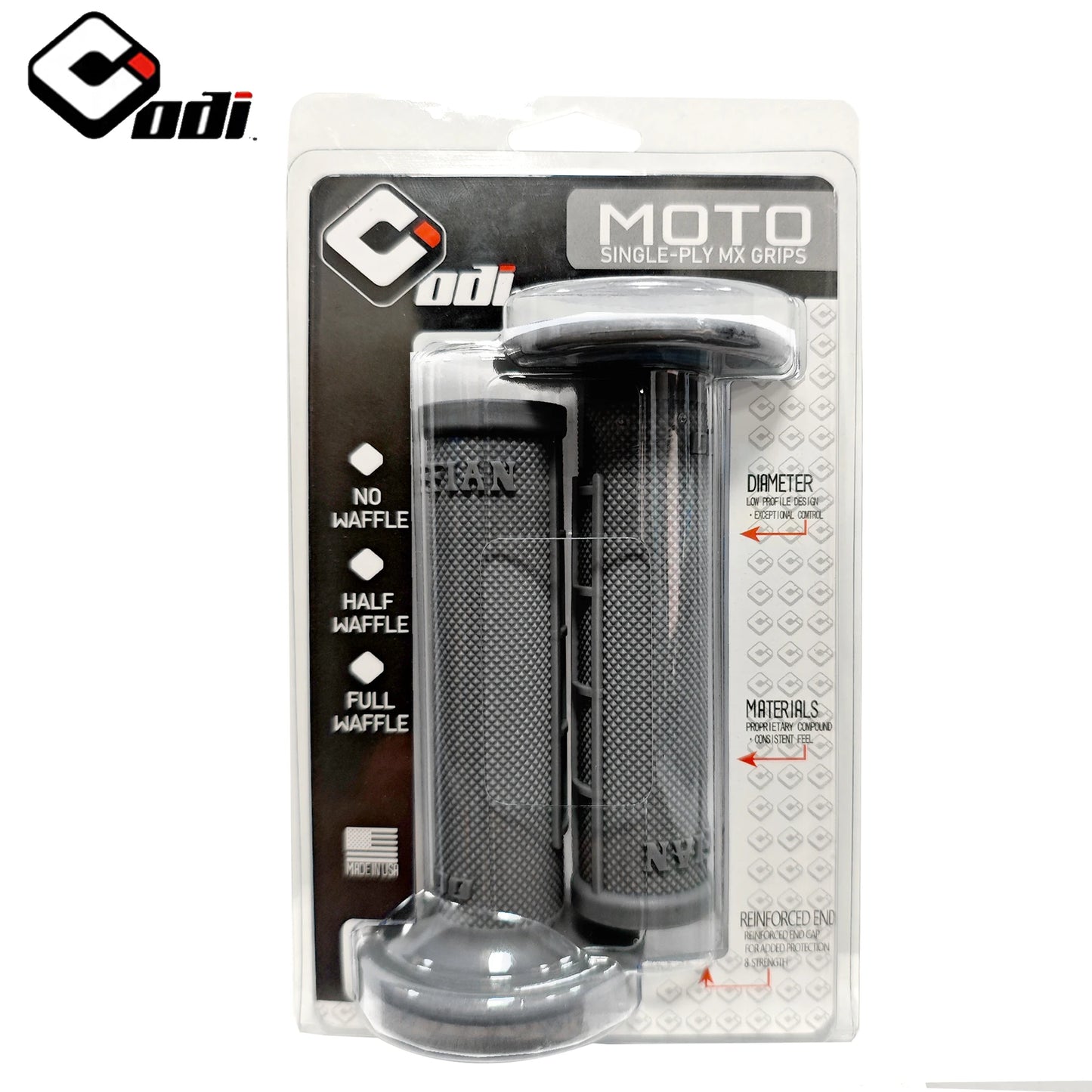 ODI - New Motorcycle Aerodynamic Fairing Impact-Resistant Cylindrical Body Easy to Install Suitable Airflow Motorcycle Grips