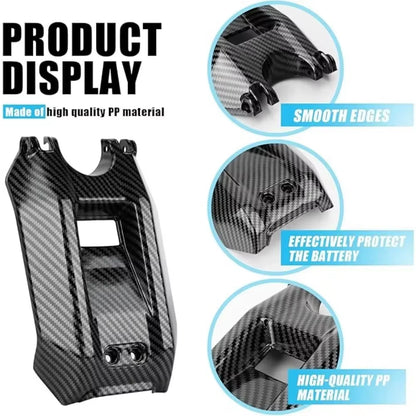 Motorcycle Carbon Fiber Battery Cover Pattern Battery Guards Wrap Protect for Sur-Ron Sur Ron Light Bee X/S Segway Electric Dirt