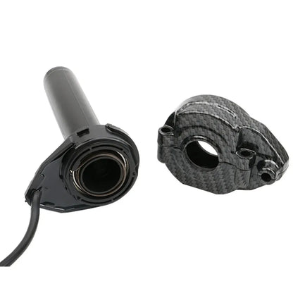 Electric Cross-Country Bike Throttle Turn Grip Motorcycle Accessories Carbon Fiber Color Grip for Sur Ron S X Sur-Ron S Surron X