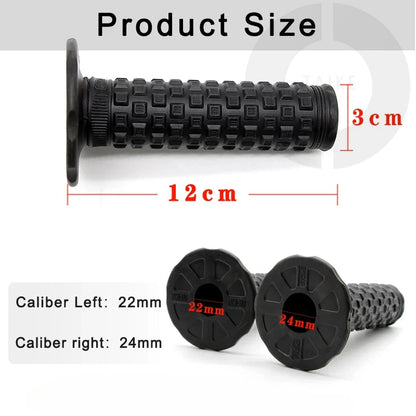 7/8" Motorcycle Grips Dirt Bike Grips Rubber Bike Handle Grip Handlebar Mx Pillow Top Throttle 22Mm Bar Motorcycle Parts