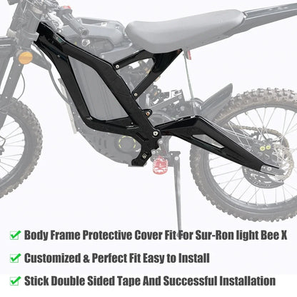 Frame Guards Injection Body Fairing Body Kit for Sur-Ron Light Bee X Body Frame Protective Cover