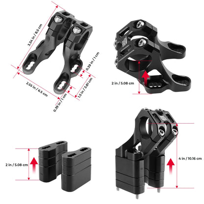 For Surron Light Bee X S Front Handlebar Bracket for Sur Ron Motorcycle Electric Motocross Steering Stem Modified Parts CNC