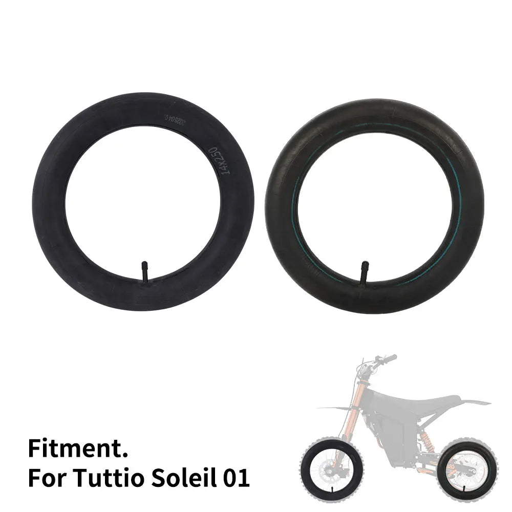 Motorcycles Front Rear Inner Tube for Tuttio Soleil 01 Durable Butyl Rubber Tires 14*2.5 Electric Dirt Bike E-Bike
