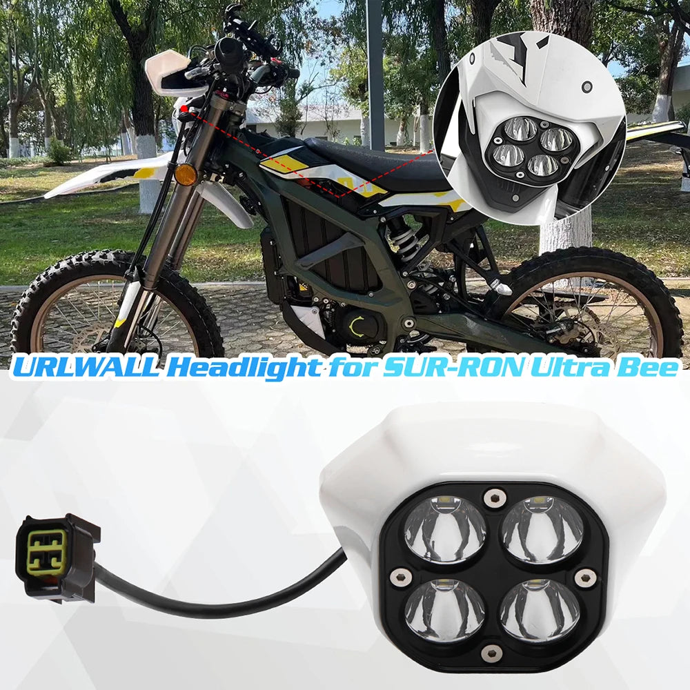 Adjustable Headlights for Off-Road Motorcycles Headlamp for Sur-Ron Ultra Bee