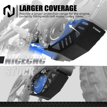 for Surron Light Bee X for Sur-Ron Light Bee S L1E Motocross Engine Chassis Guard Cover Skid Plate for Segway X160 X260