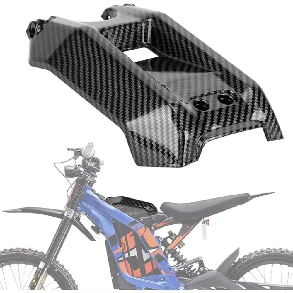 Motorcycle Carbon Fiber Battery Cover Pattern Battery Guards Wrap Protect for Sur-Ron Sur Ron Light Bee X/S Segway Electric Dirt