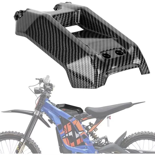 Motorcycle Carbon Fiber Battery Cover Pattern Battery Guards Wrap Protect for Sur-Ron Sur Ron Light Bee X/S Segway Electric Dirt
