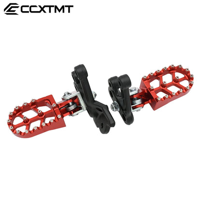 Electric Motorcycle CNC Foot Pegs Rests Pedals Footpegs Bracket for Surron Sur-Ron Light Bee X/S for Segway X260 X160 Universal
