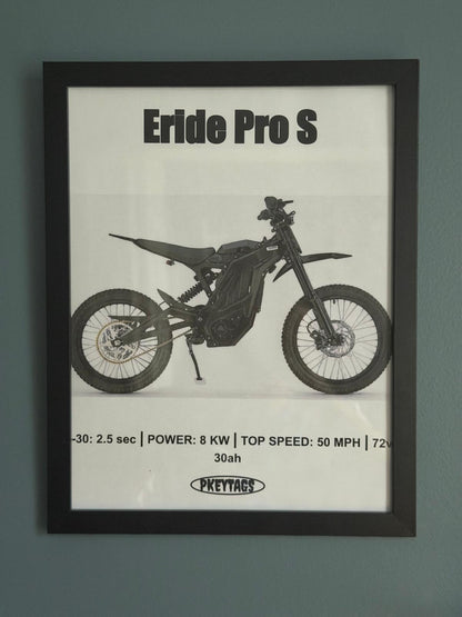 Eride Pro S Framed Poster