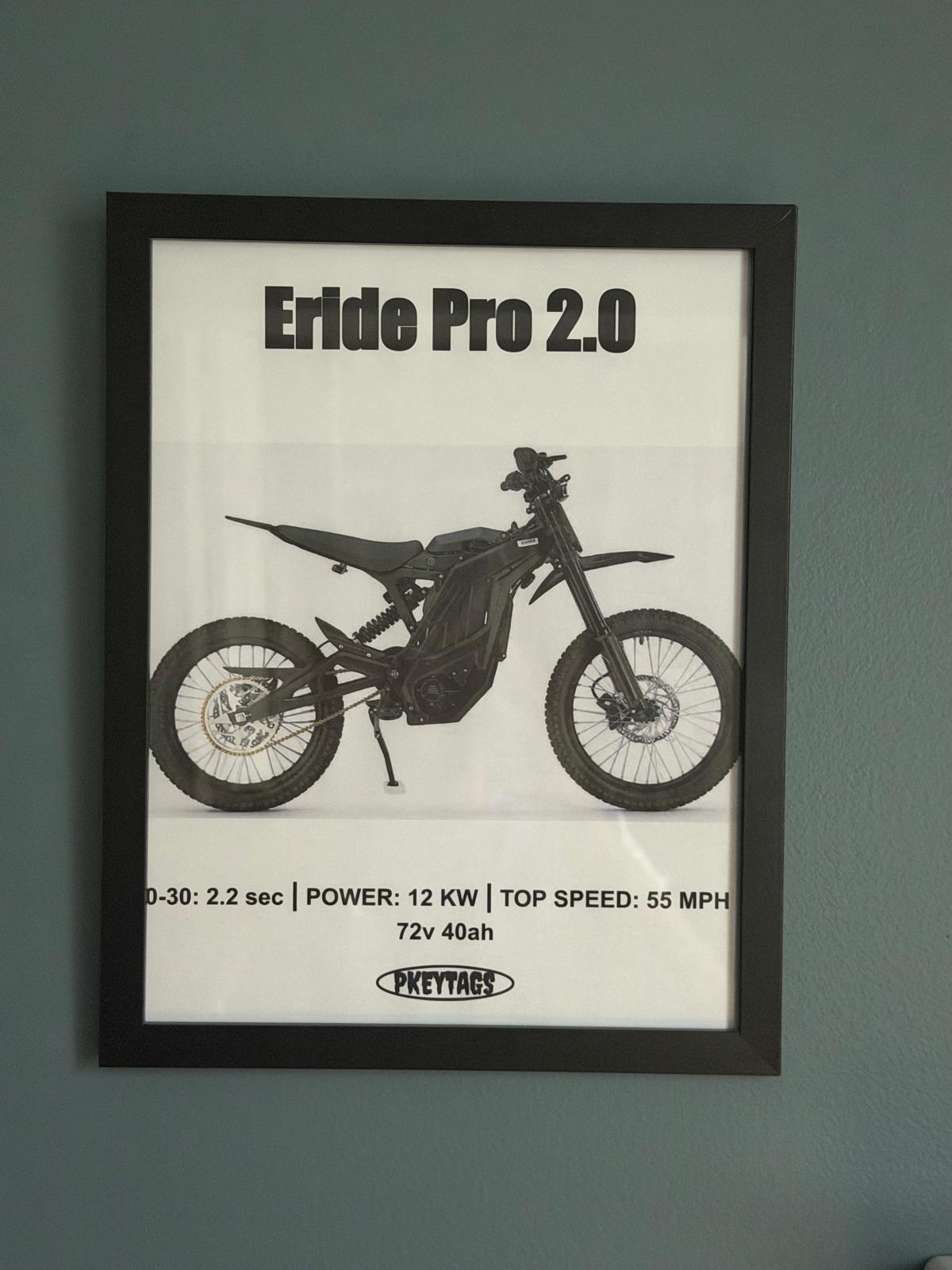Eride Pro SS 2.0 Framed Poster