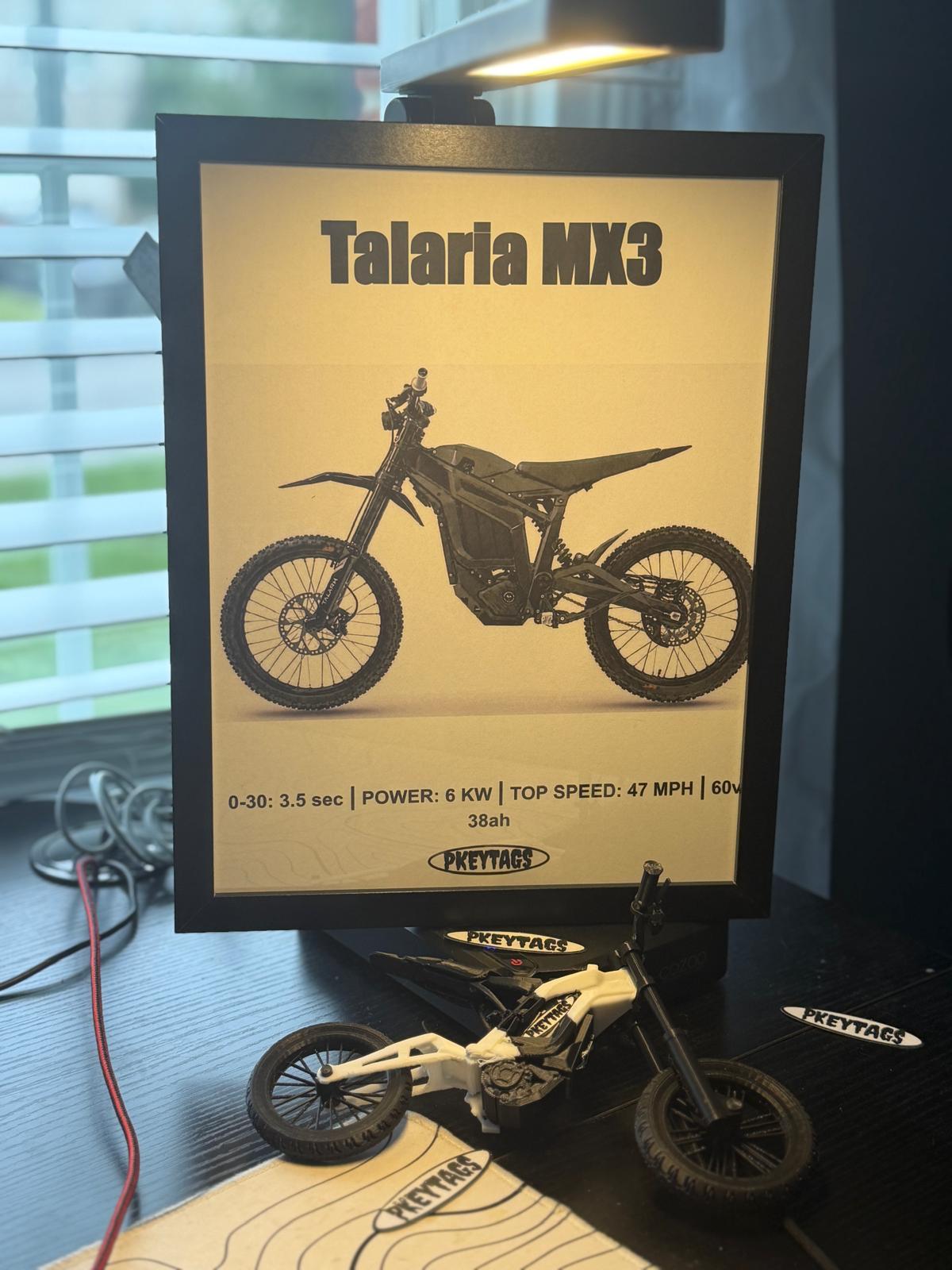 Talaria MX3 Framed Poster