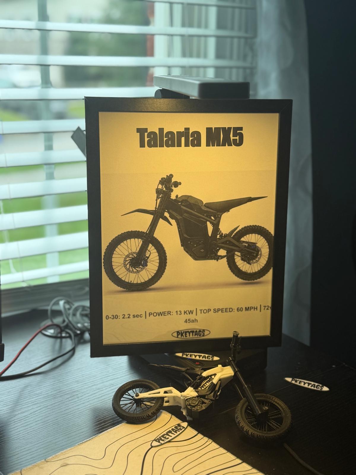 Talaria MX5 Framed Poster