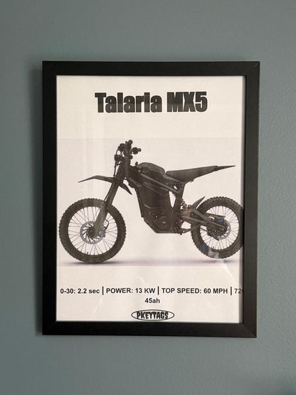 Talaria MX5 Framed Poster