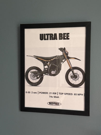 Surron Ultrabee Framed Poster