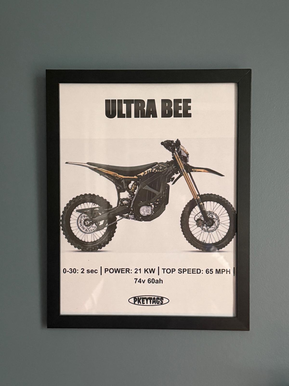Surron Ultrabee Framed Poster