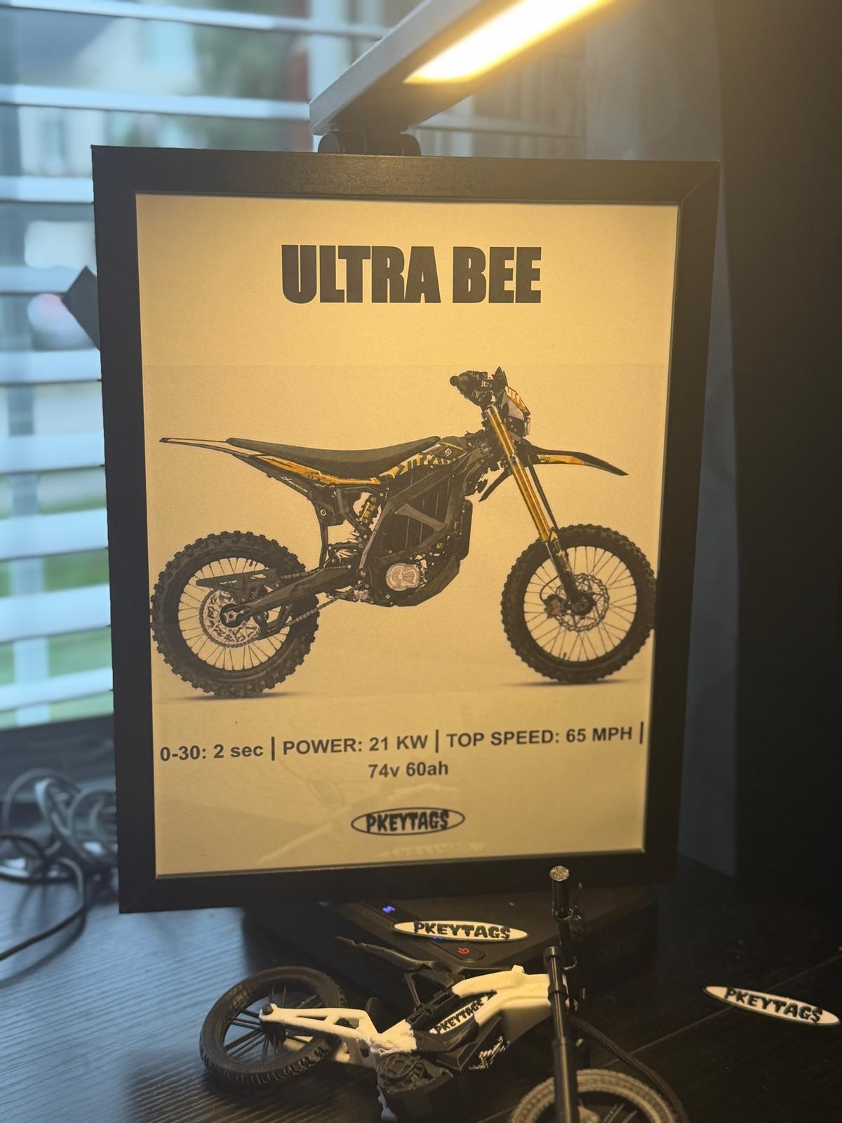 Surron Ultrabee Framed Poster
