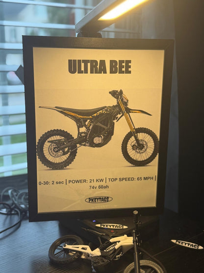 Surron Ultrabee Framed Poster