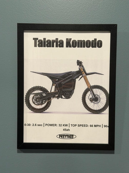 Talaria Komodo Framed Poster
