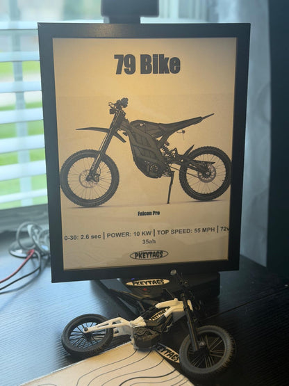 79 Bike Falcon Pro Framed Poster