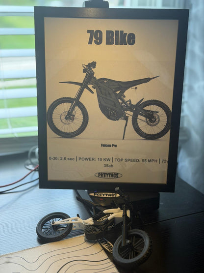 79 Bike Falcon Pro Framed Poster