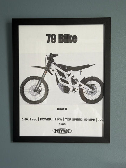 79 Bike Falcon GT Framed Poster