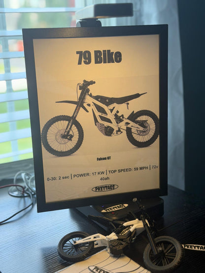 79 Bike Falcon GT Framed Poster