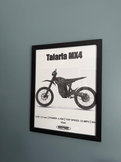 Talaria MX4 Framed Poster