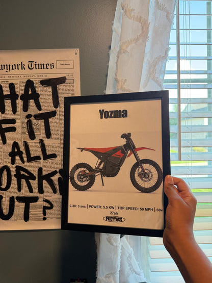Yozma In10 Framed Poster