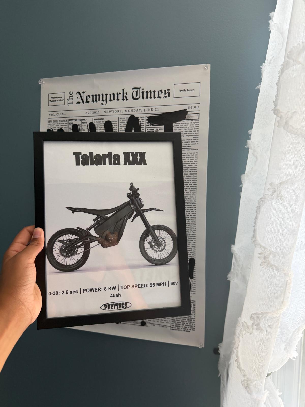 Talaria XXX Framed Poster