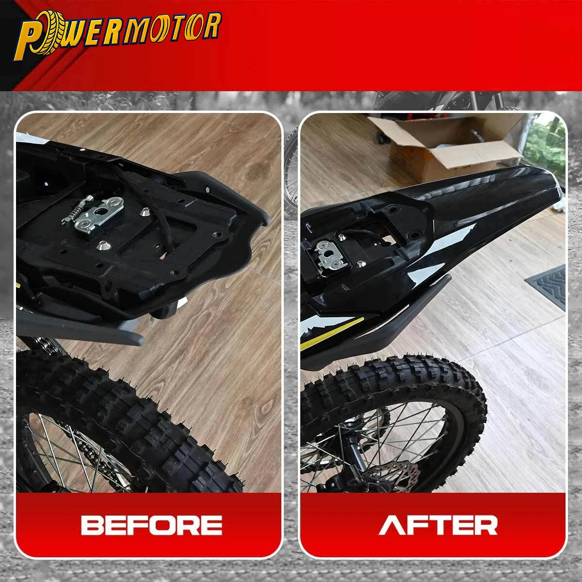 For Surron Ultra Bee Motorcycles Rear Fender Ebike Dirt Bike Mudguard Accessories Electric Motocross Mud Flap Splash Guard