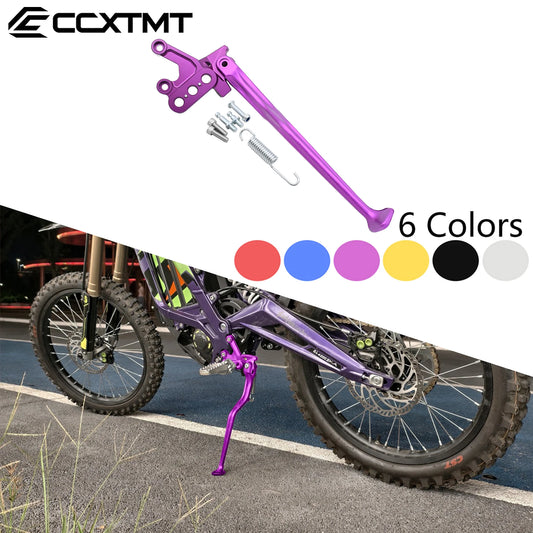 Electric Bike Motorcycle Parking Rack Assembly Side Stand Footrest Bracket for Surron Sur-Ron Light Bee & Light Bee X Universal