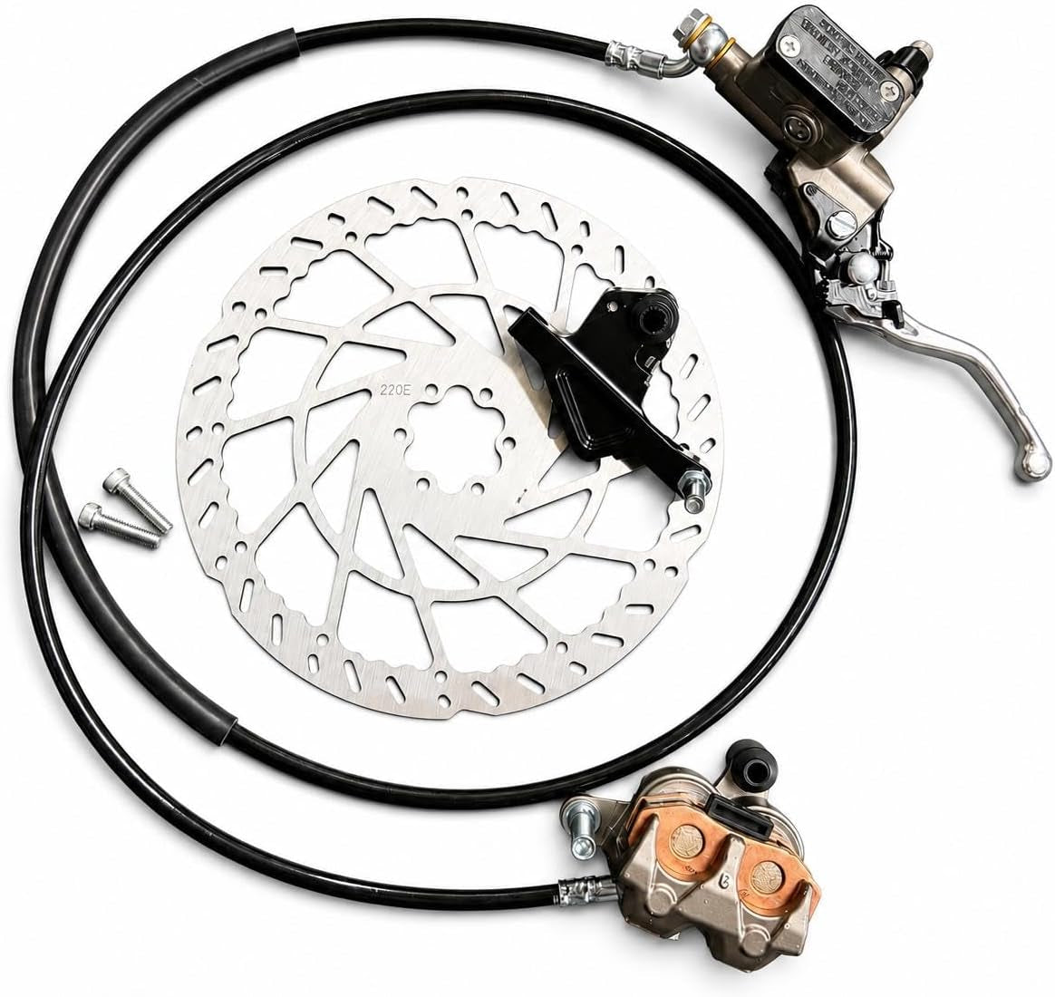 Ultimate Pre-Bled Super 73/Ridstar Q20 Ultra Bee Rear Brake Kit | Pre-Bled Brake Kit