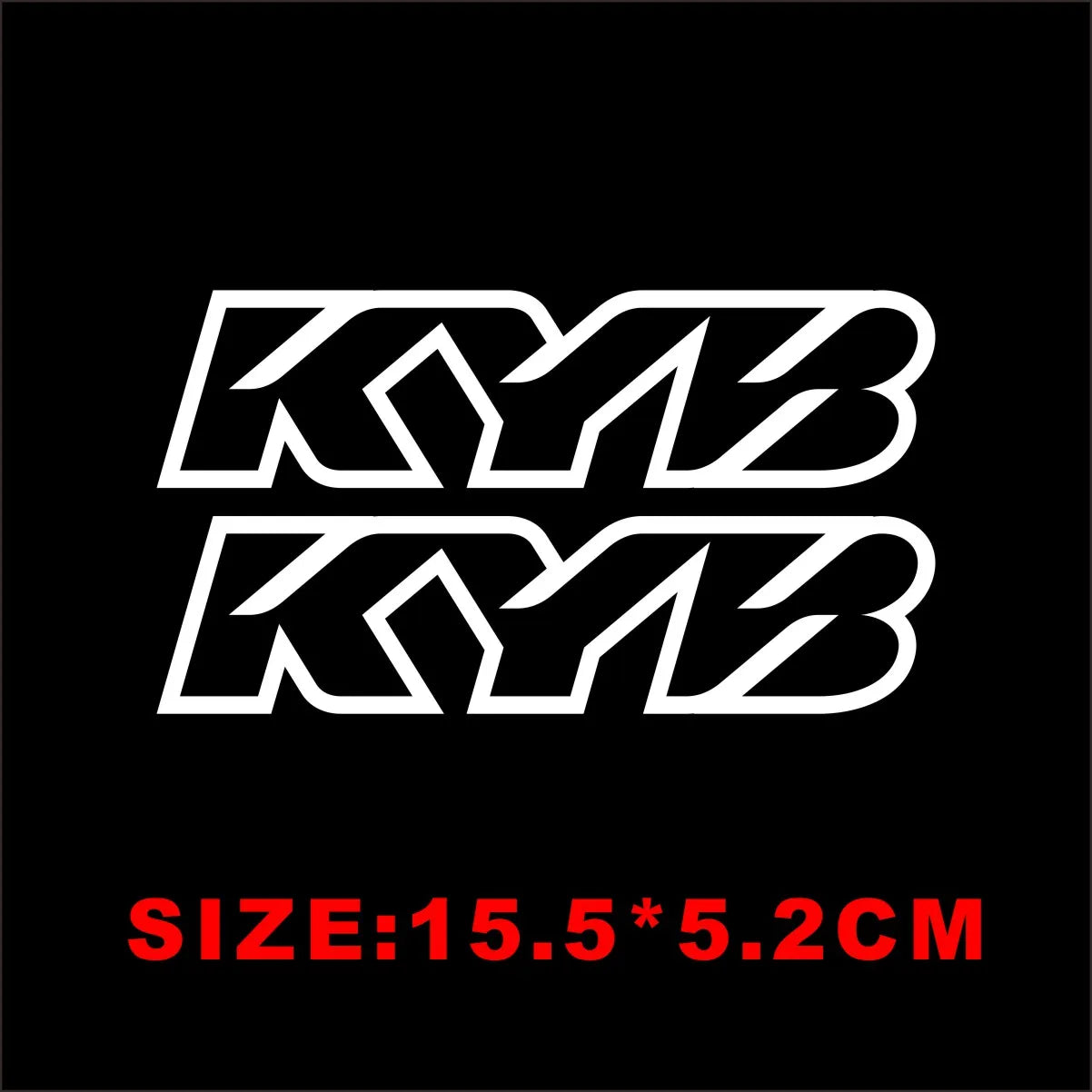 Reflective Motocross Motorcycle Sticker Fork Kyb Wp Suspension Showa Decals for Yamaha Honda Suzuki Ktm Kawasaki Benelli