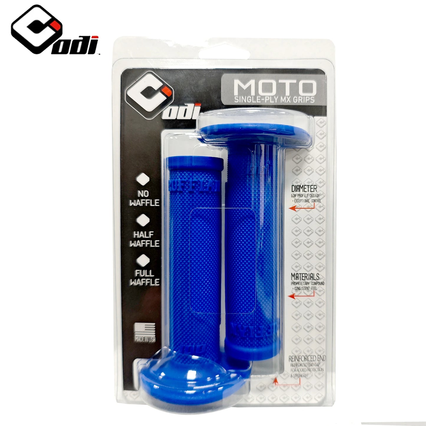 ODI - New Motorcycle Aerodynamic Fairing Impact-Resistant Cylindrical Body Easy to Install Suitable Airflow Motorcycle Grips