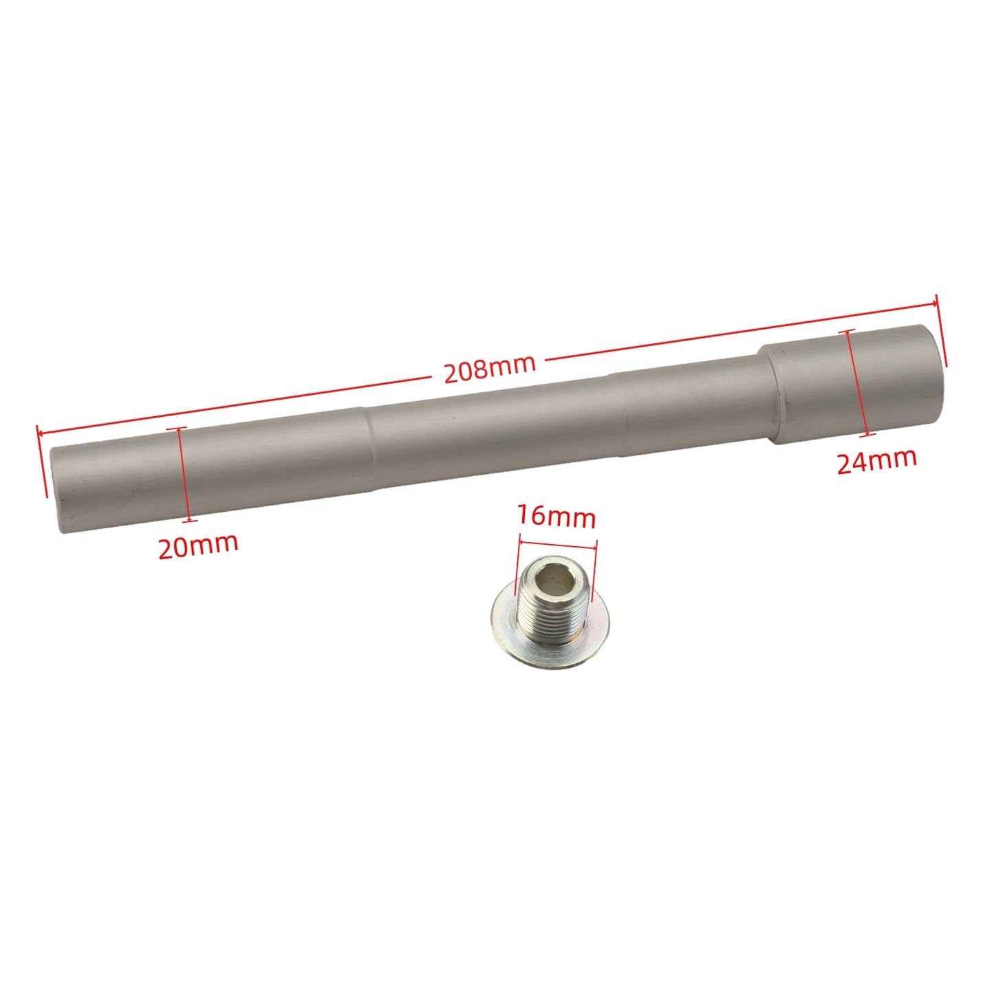 For SURRON Ultra Bee Electric Off-Road Motorcycle Front Axle, Middle Axle, and Rear Axle with Nuts Genuine Parts