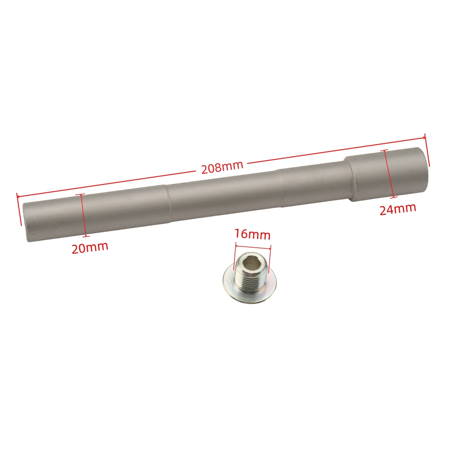 For SURRON Ultra Bee Electric Off-Road Motorcycle Front Axle, Middle Axle, and Rear Axle with Nuts Genuine Parts