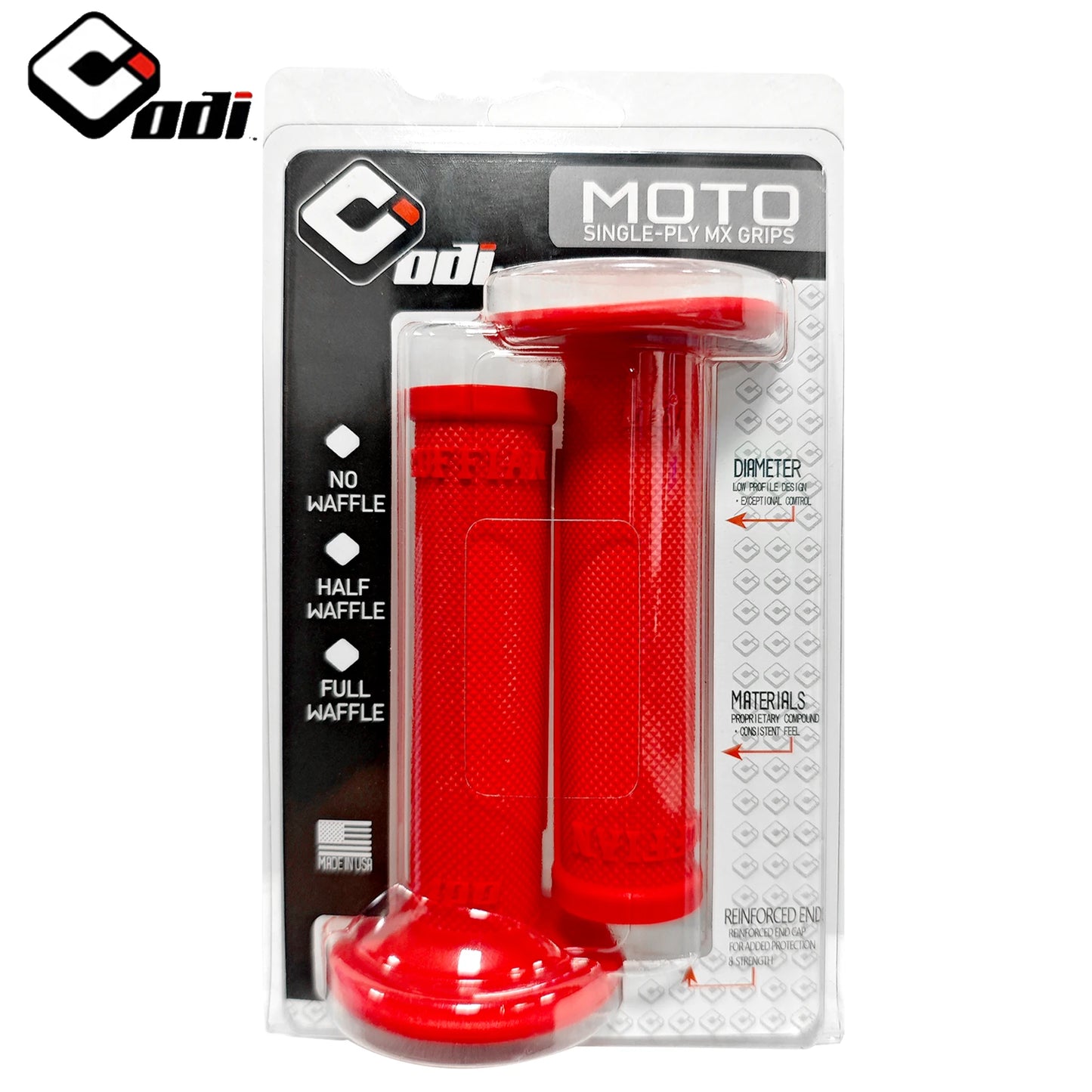 ODI - New Motorcycle Aerodynamic Fairing Impact-Resistant Cylindrical Body Easy to Install Suitable Airflow Motorcycle Grips