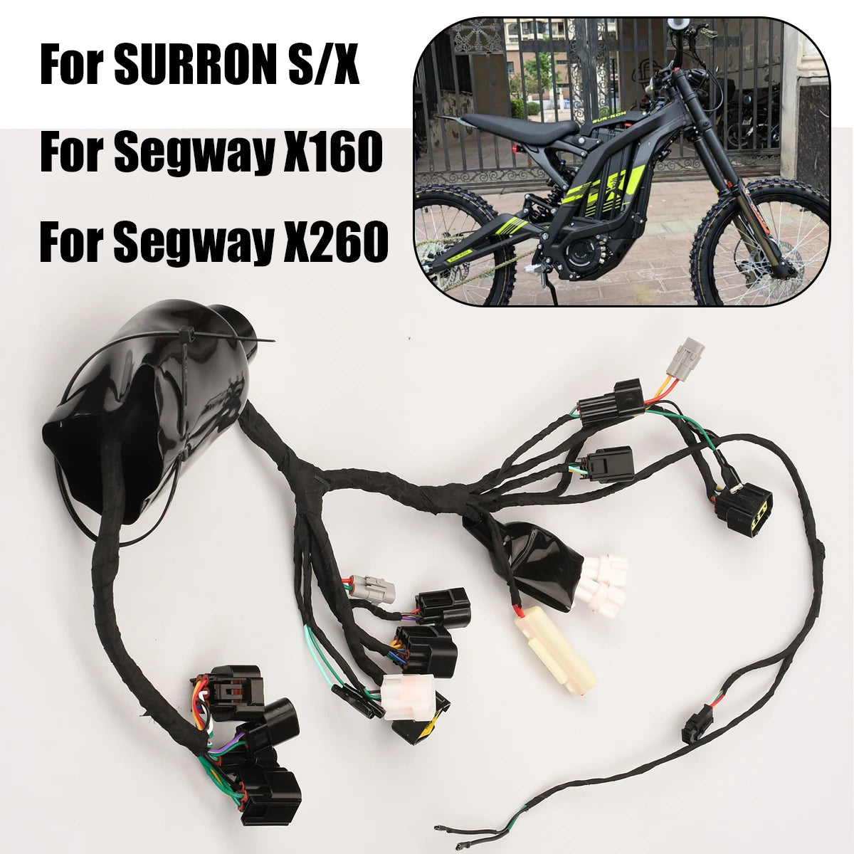 Surron Light Bee X Sur-Ron LBX for Segway X160 X260 X 160 260 Full Main Wire Wiring Assy Harness Electric Dirt