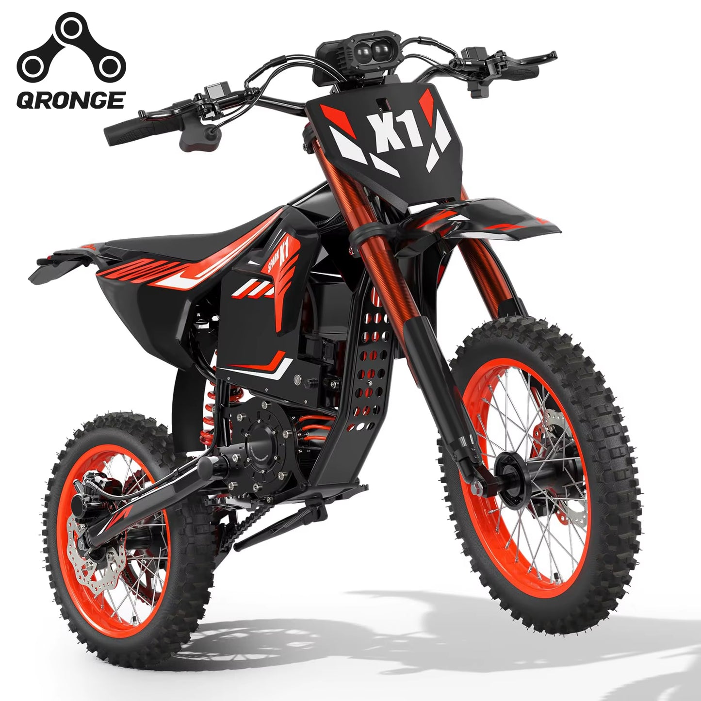 X1 Spark Electric Dirt Bike for Teens Adults 4500W Peak Electric Motorcycle 60V 28.8Ah E-Dirt Bike 60 Mile Range E-Bike
