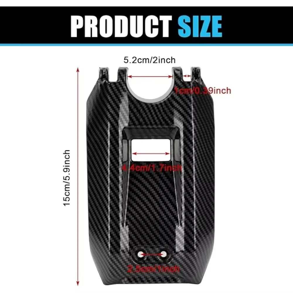 Motorcycle Carbon Fiber Battery Cover Pattern Battery Guards Wrap Protect for Sur-Ron Sur Ron Light Bee X/S Segway Electric Dirt